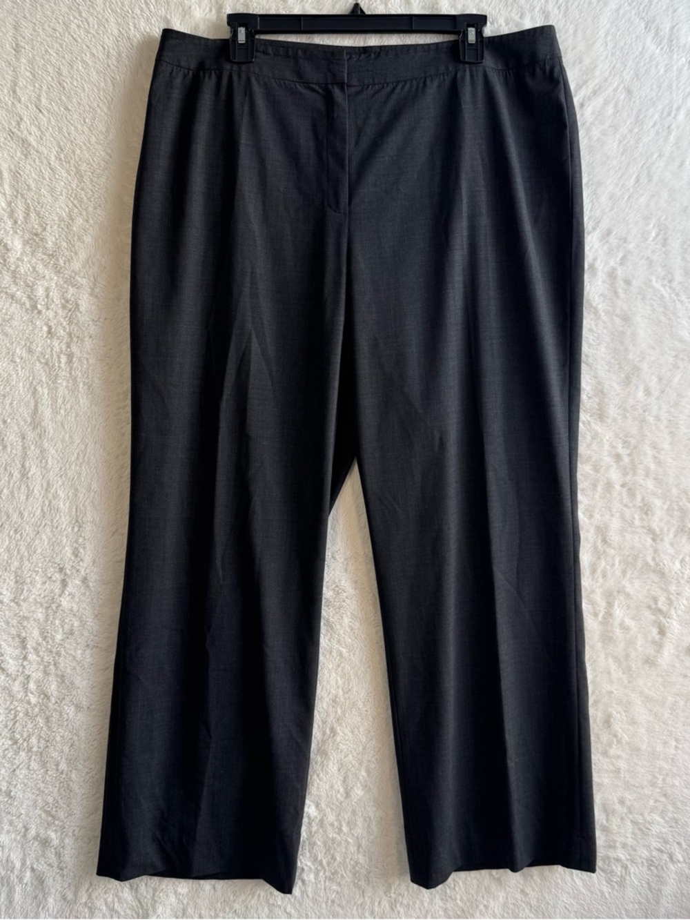 Lafayette 148 Wool Pants Women’s 14 Gray Straight Office‎ Career Minimalist